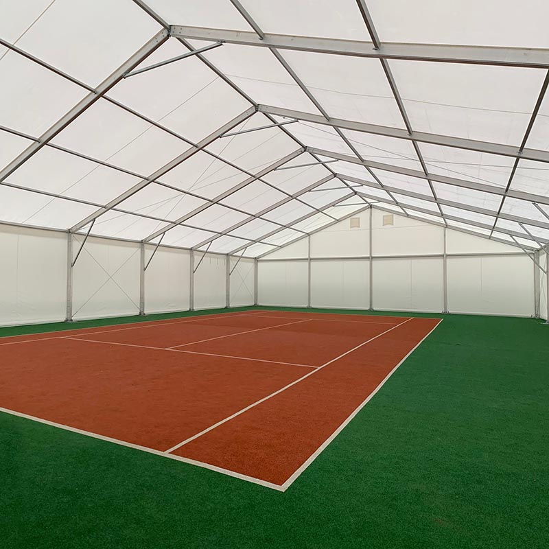 אוהל קונסטרוקציה למגרש טניס