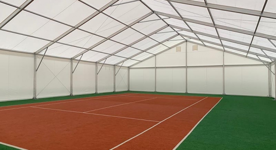 אוהל קונסטרוקציה למגרש טניס