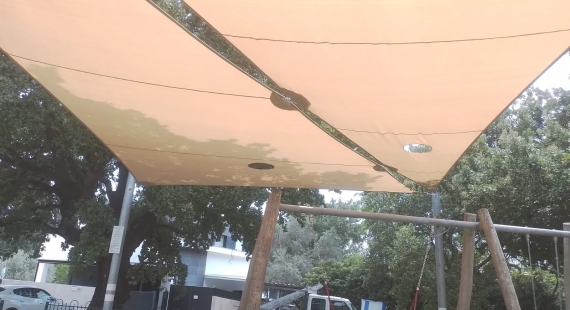 החלפת מפרשי צל רמת ישי - אולינטק