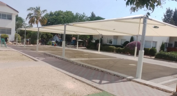 הצללה בבית ספר רמת ישי