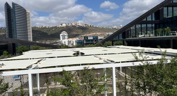 התקנת הצללות חברת plus 500